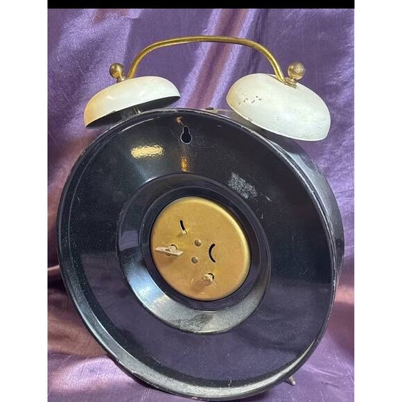 VINTAGE SHEFFIELD TIME READER WIND UP ALARM CLOCK WORKS - Picture 3 of 5